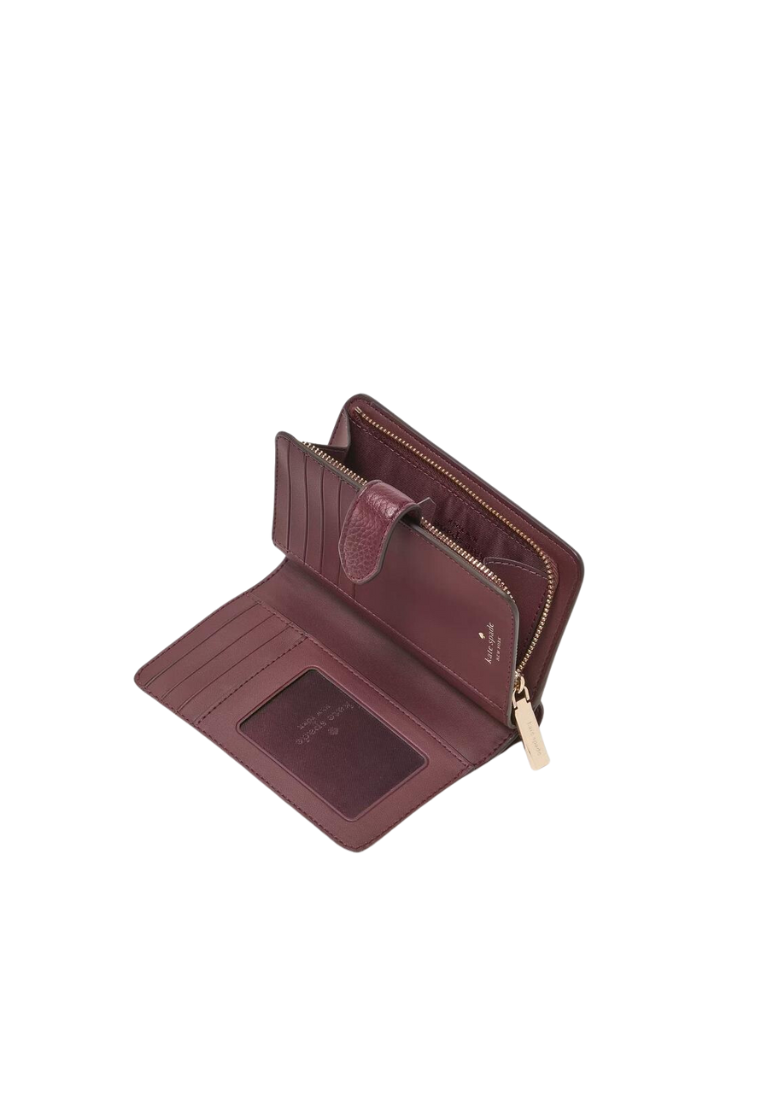 Kate Spade Lena Medium Billfold Wallet In Cherrywood KH787