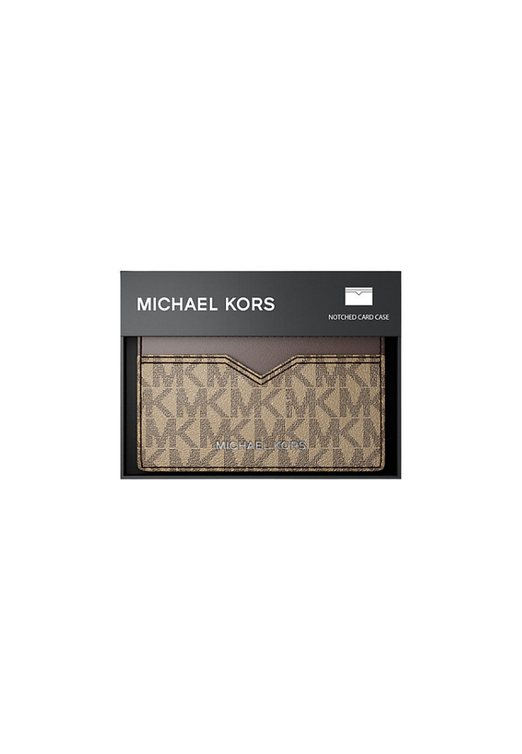 ( PREORDER ) Michael Kors Hudson Logo Card Case In Husk 39F4LHDD0B