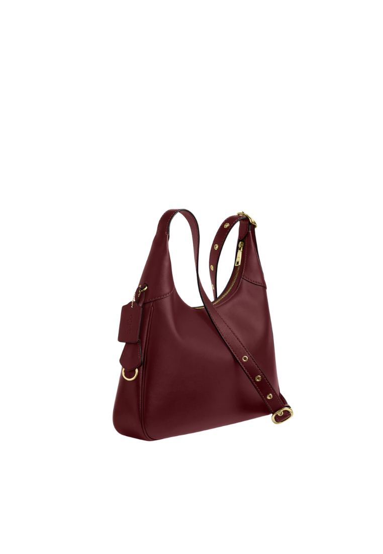 ( PREORDER ) Coach Ella Shoulder Bag In Maroon CCE48