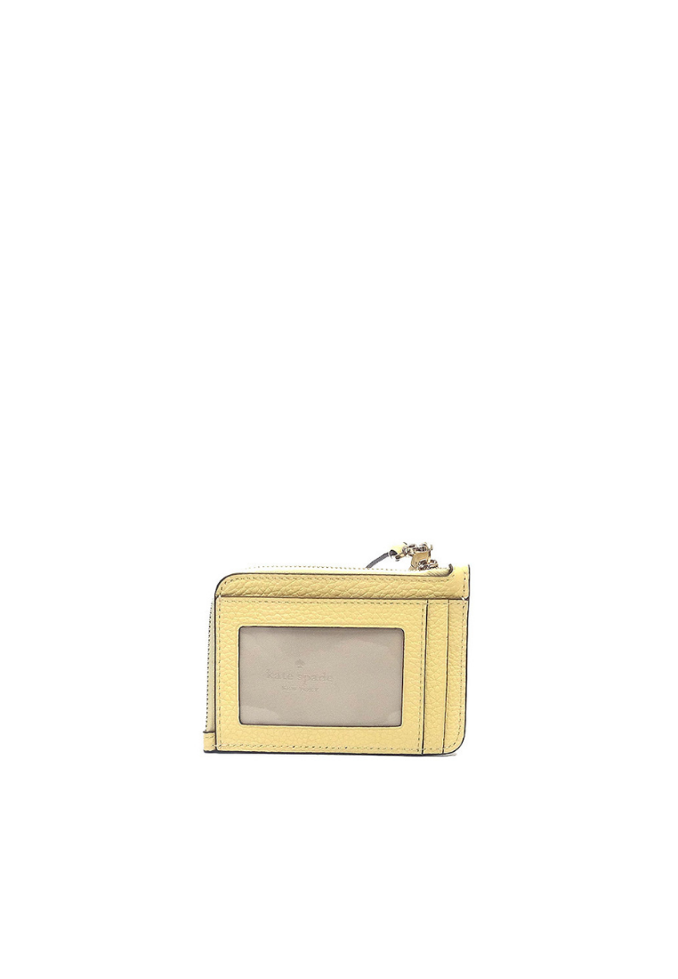 Kate Spade Leila Small Card Case In Yellow Mar WLR00398