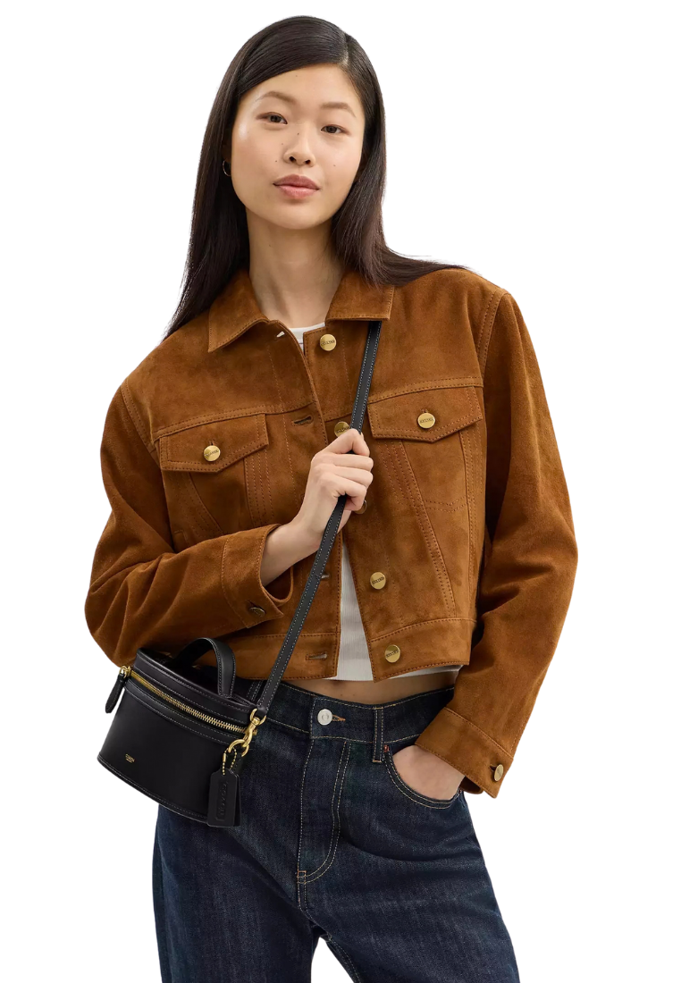 ( PREORDER ) Coach Trail Crossbody Bag In Black CBG93