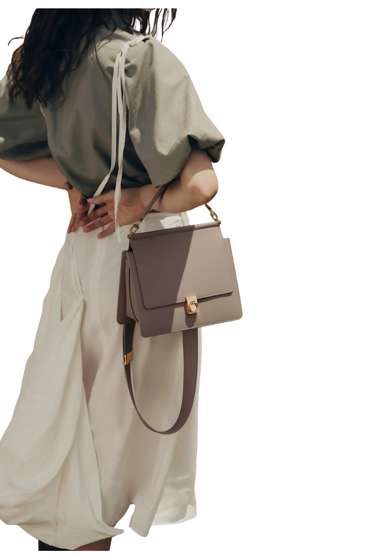 ( PREORDER ) Polene Numero Sept Crossbody Bag In Taupe