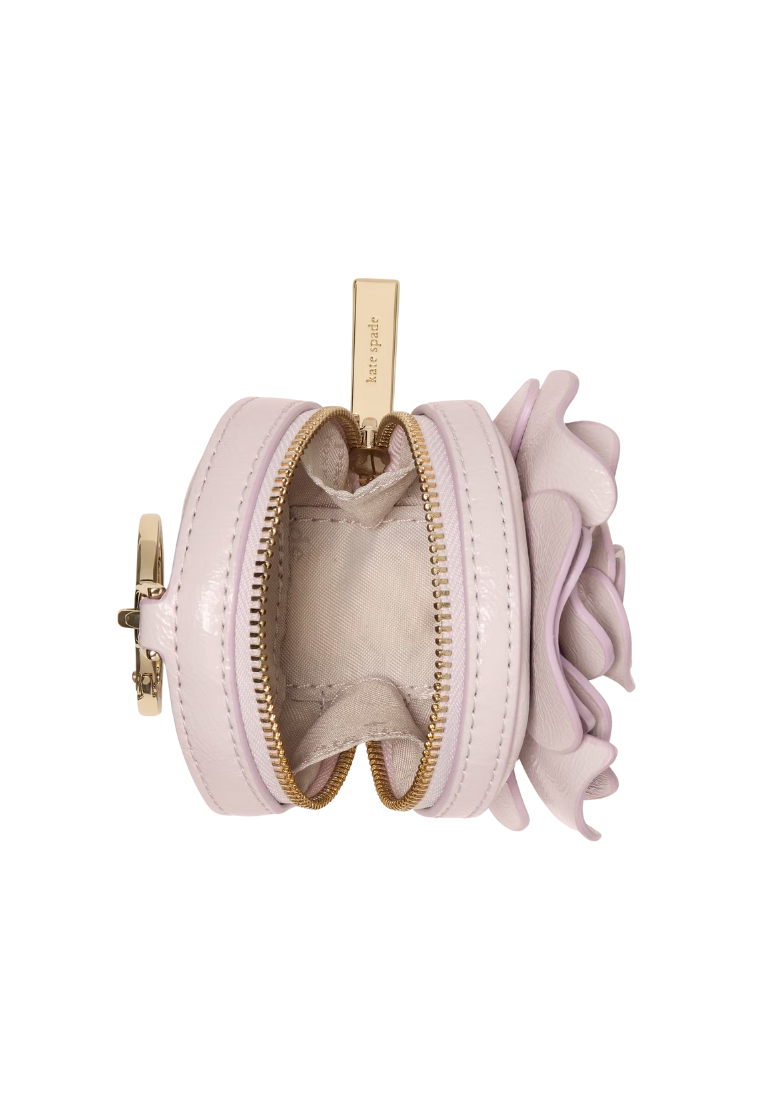 ( PREORDER ) Kate Spade Flora 3D Bag Charm In Lilac Moon KM586