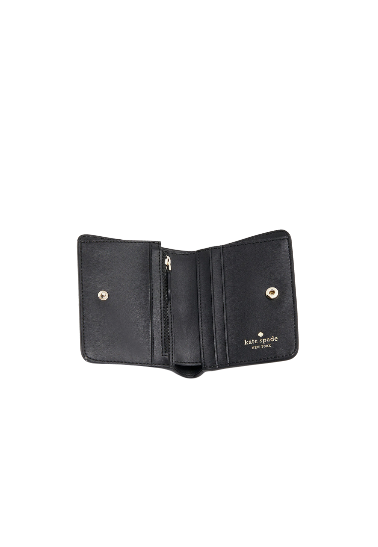 Kate Spade Lena Purse Small Billfold Wallet In Black KH788