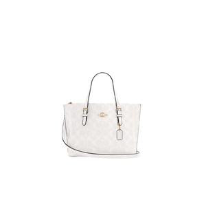Coach Mollie 25 Tote Bag In Glacier White C4250