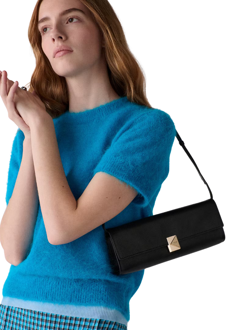 ( PREORDER ) Kate Spade Deco Soft Mini Crossbody Bag In Black KN378