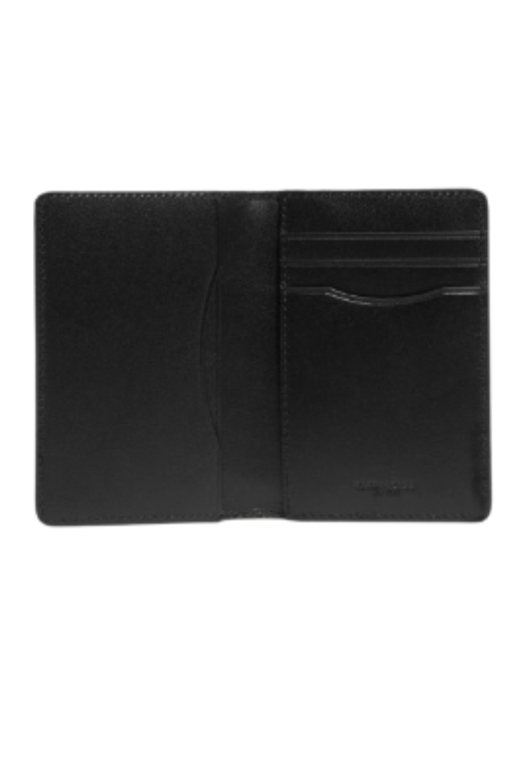 Coach ID Wallet Signature Canvas In Charcoal Black CJ753