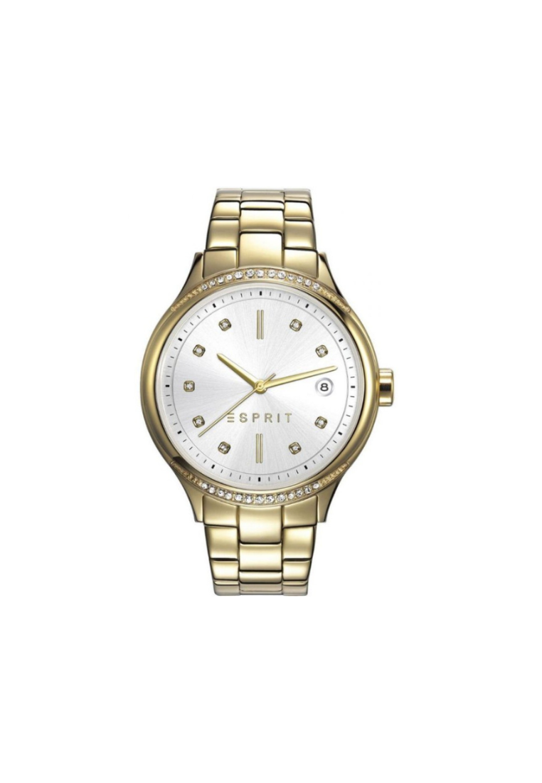 Esprit White Dial Gold Plated ES108562002 Ladies Watch