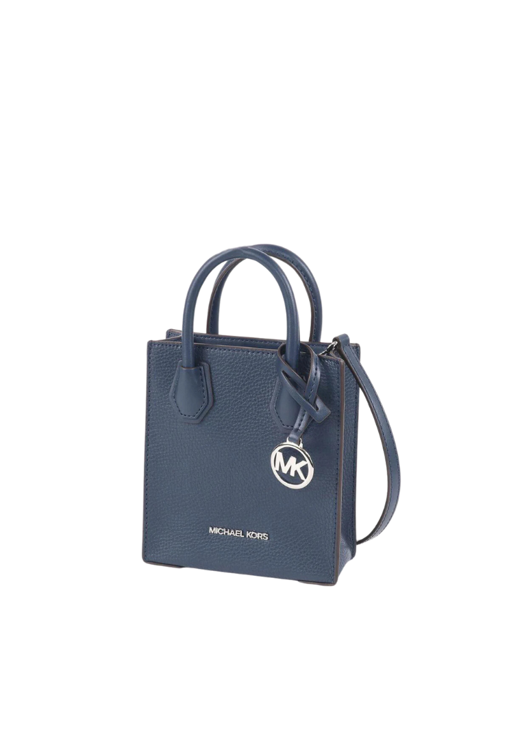 Michael Kors Mercer Extra Small Crossbody Bag In Navy 35H1SM9C0L