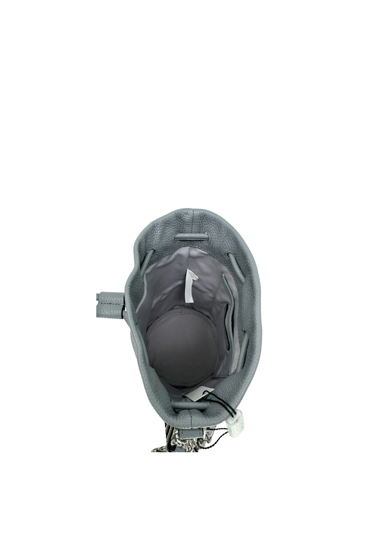 Marc Jacobs Pebbled Leather Bucket Bag In Rock Grey 4R3HCR013H02