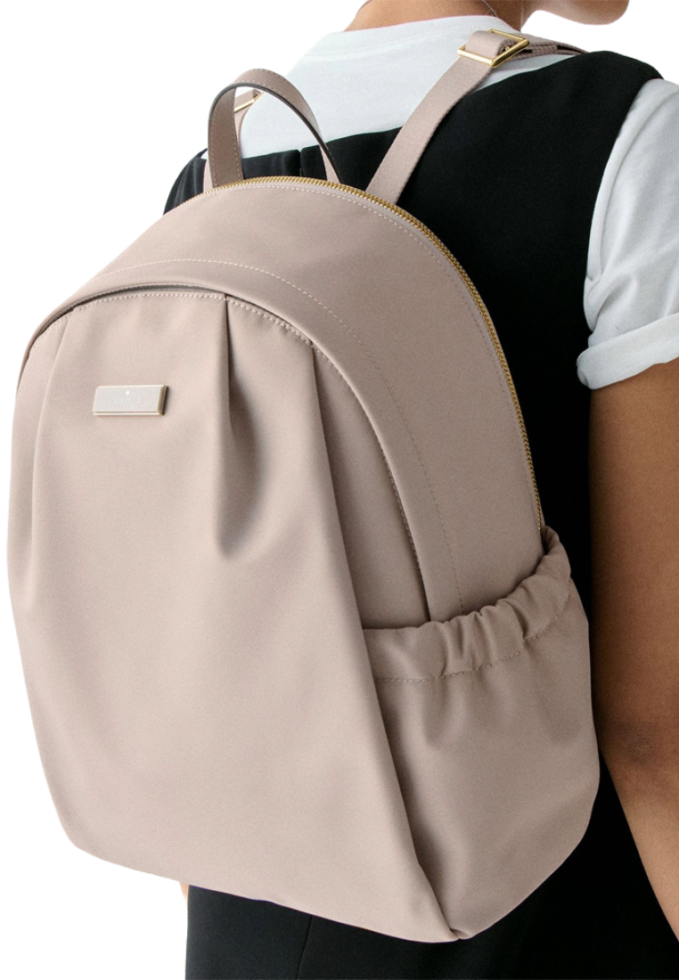 Kate Spade Carter Nylon Large Backpack In Cozy Grey KL962