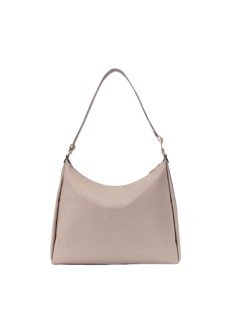 Kate Spade Carter Nylon Large Shoulder Bag Convertible In Cozy Grey KL963