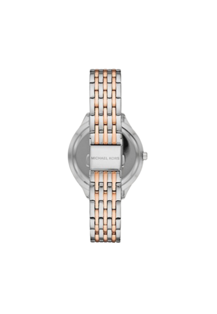 Michael Kors Women's Mindy Three-Hand MK7077 Two-Tone Stainless Steel Watch