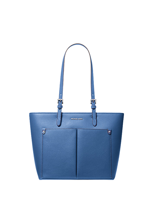 Michael Kors Jet Set Medium Pocket Tote Bag In Cornflower 35H3STVT6B