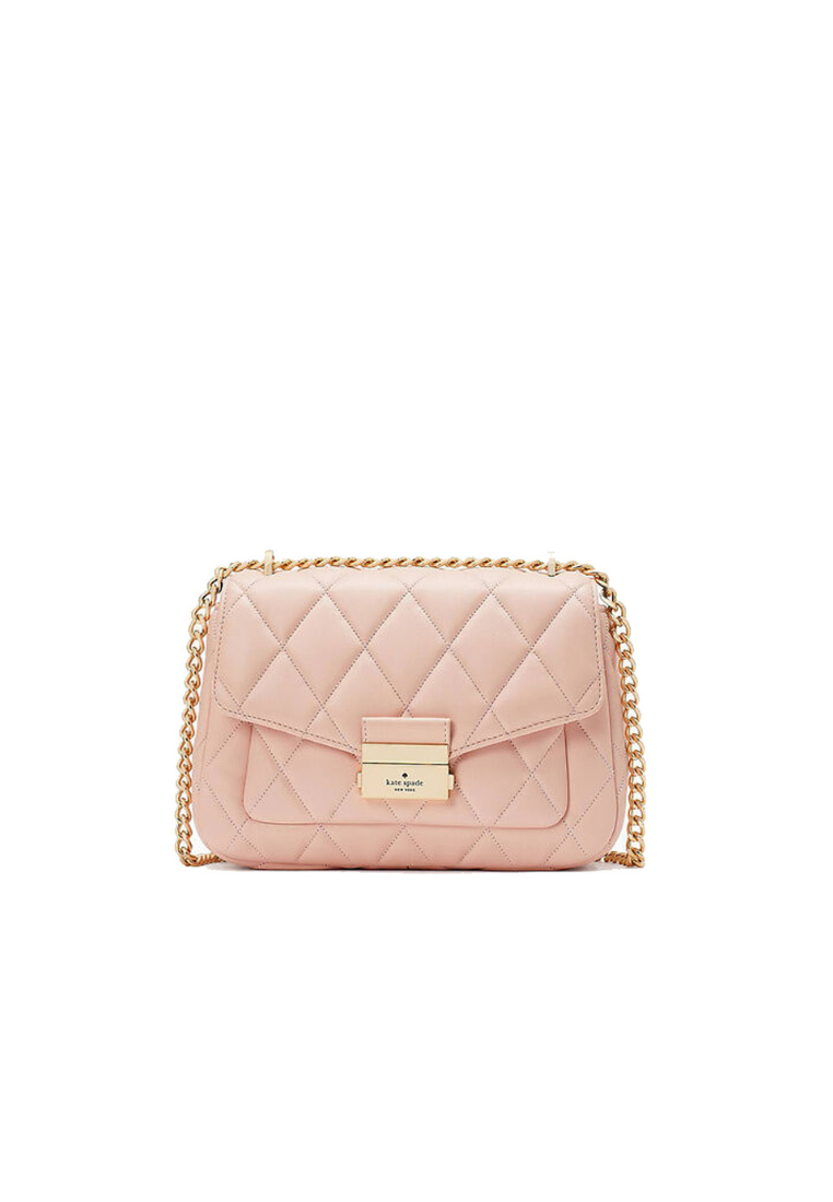 Kate Spade Carey KA767 Small Flap Shoulder Bag In Conch Pink