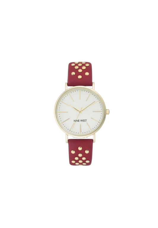( AS IS ) Nine West Watch in Champagne Gold NW2200SVRD
