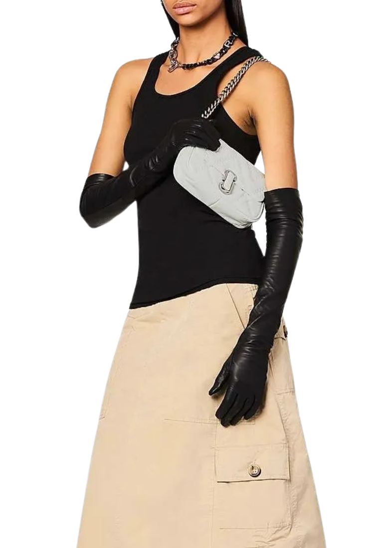 Marc Jacobs The Quilted Leather Shoulder Bag J Marc Mini In Cotton 2F4HCR037H04