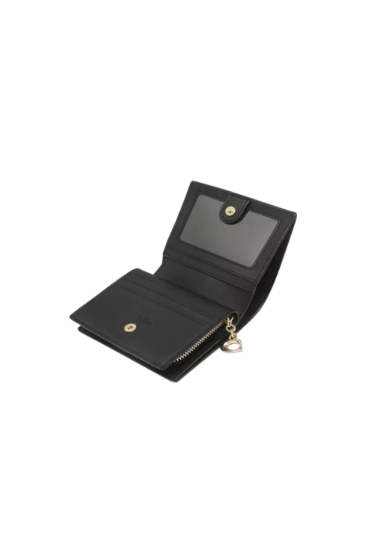 Coach Signature Snap C3309 Wallet In Brown Black
