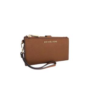 Michael Kors Jet Set Travel 35F8GTVWOL Double Zip Wristlet In Luggage