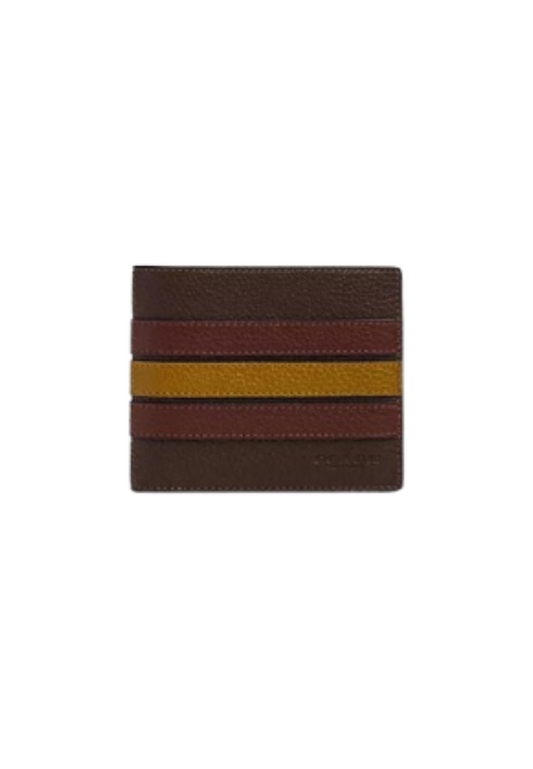 Coach 3 In 1 Wallet With Stripe In Mahogany Multi CM164