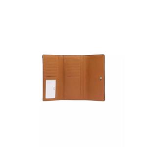 Coach Slim Trifold Wallet Colorblock In Sandy Beige Multi CC816