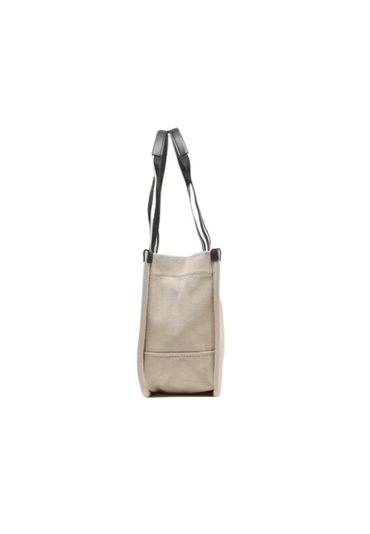 Marc Jacobs Signet H050M06FA21 Canvas Tote Bag In Beige