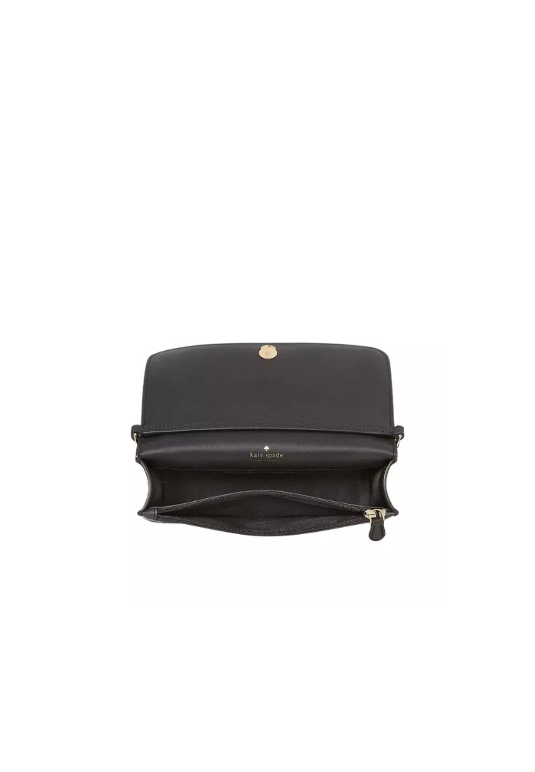 Kate Spade Madison Small Flap Crossbody Bag In Black Multi KF477
