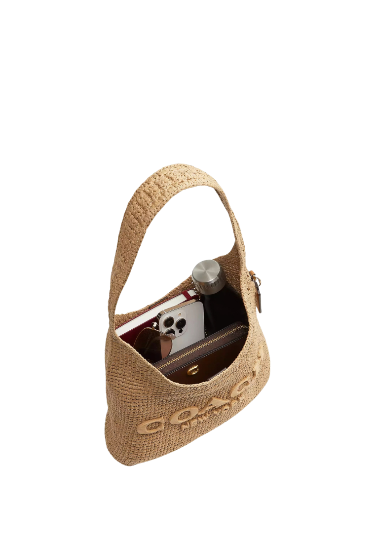 ( PREORDER ) Coach Brooklyn 28 Shoulder Bag In Brass Natural CDU75