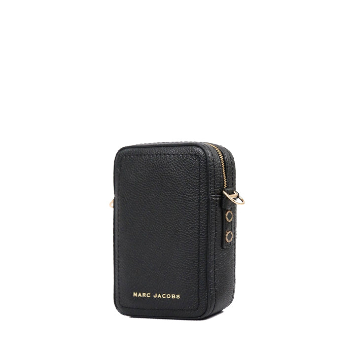 Marc Jacobs NS H131L01RE21 Small Leather Crossbody Bag Black In Black