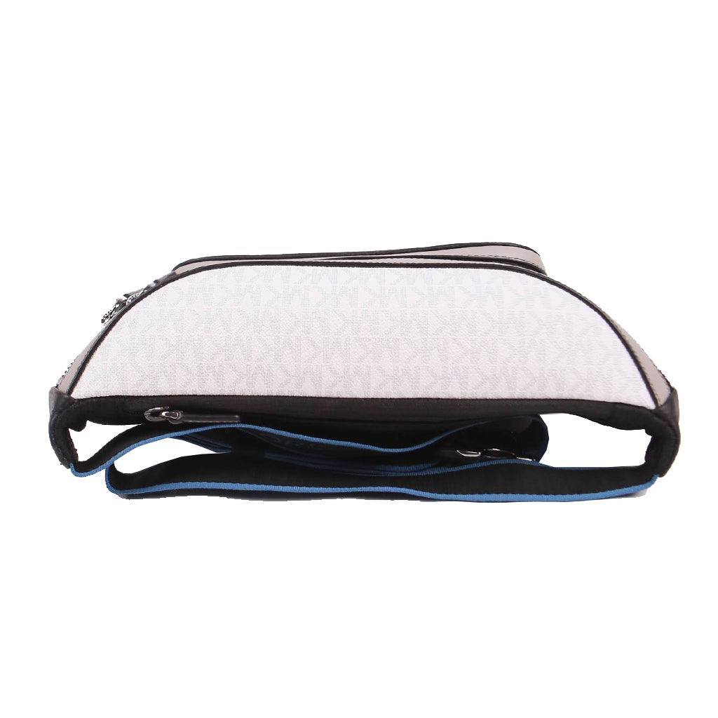 Michael Kors Men's Signature Cooper 37H1LCOY9U Embroidered Belt Bag In Blue Multi