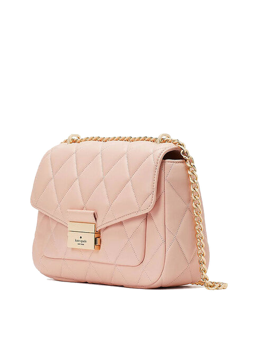 Kate Spade Carey KA767 Small Flap Shoulder Bag In Conch Pink