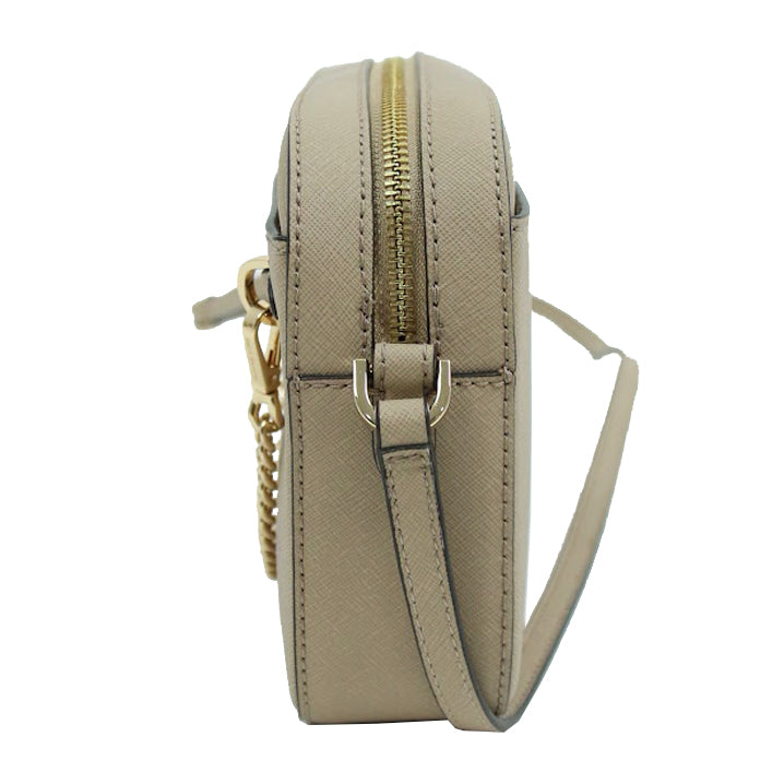 Michael Kors Large Jet Set Travel 35S1GTTC7L EW Crossbody Bag In Bisque