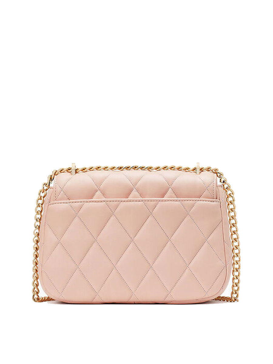 Kate Spade Carey KA767 Small Flap Shoulder Bag In Conch Pink
