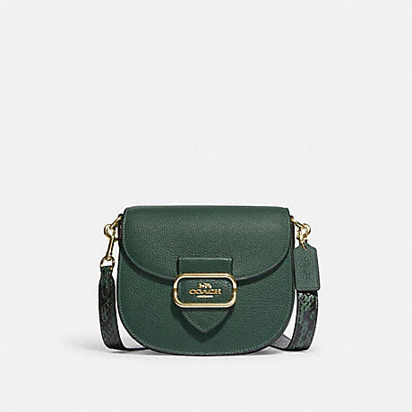 Coach Morgan CE566 Saddle Bag In Everglade Multi