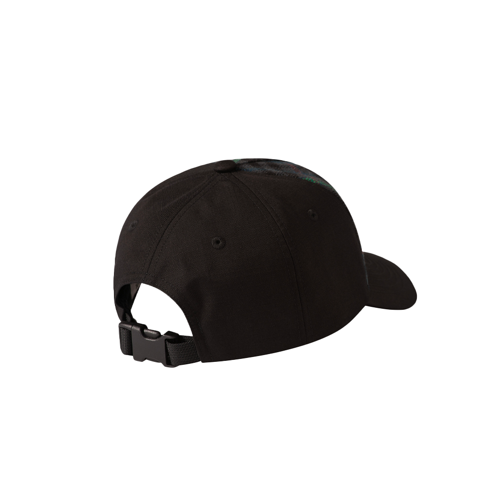 Carhartt Highbury Asher I030934 Check Cap In Black