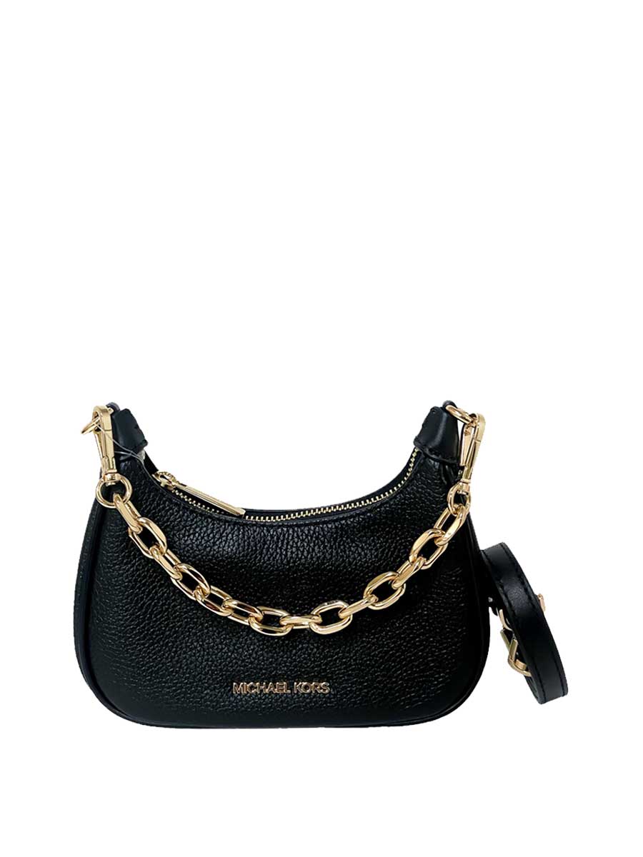Michael Kors Cora 35R3G4CC5L Mini Zip Pouchette In Black