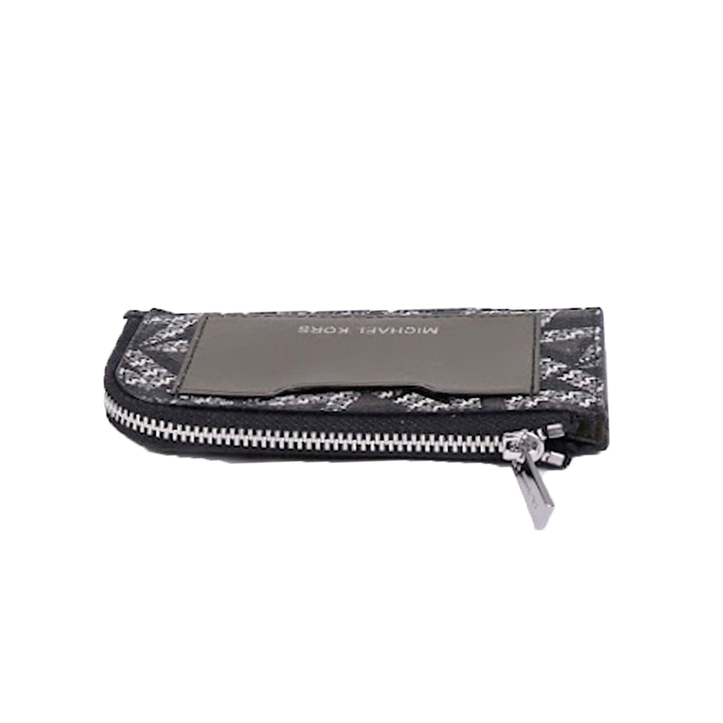 Michael Kors Men's L-Zip 36F1LCOE6B Card Case In Olive Multi