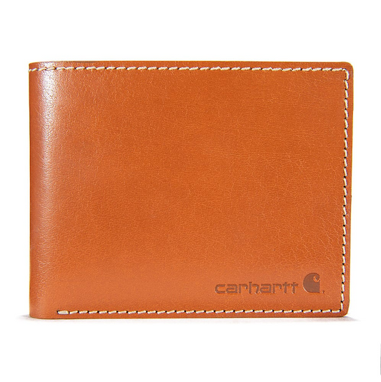 Carhartt Rough Cut Bifold Wallet B0000204 In Tan Brown