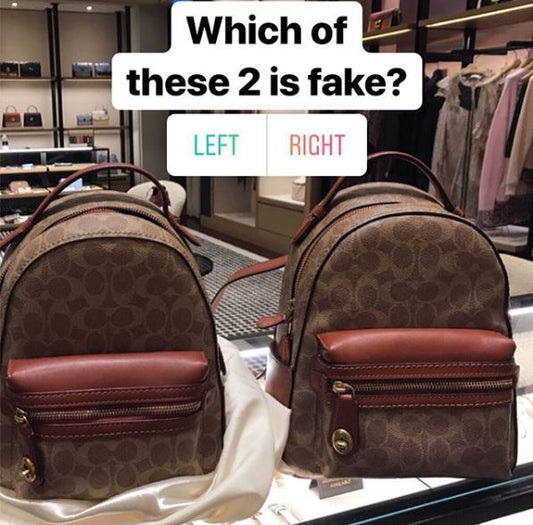 Which one is fake? Here's the answer...