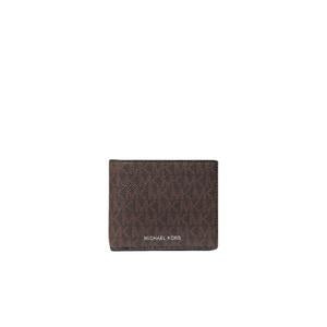 Michael Kors Cooper Billfold 36U9LCRF6B Wallet With Passcase In Brown Black