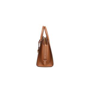 Michael Kors Signature Small Avril 35F1G4VM2B Top Zip Satchel Bag In Brown Acorn