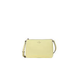 Kate Spade Leila Triple Gusset Crossbody Bag In Yellow Mar WKR00448