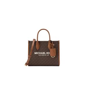 Michael Kors Mirella 35F2G7ZC5B Small Crossbody Tote Bag In Brown