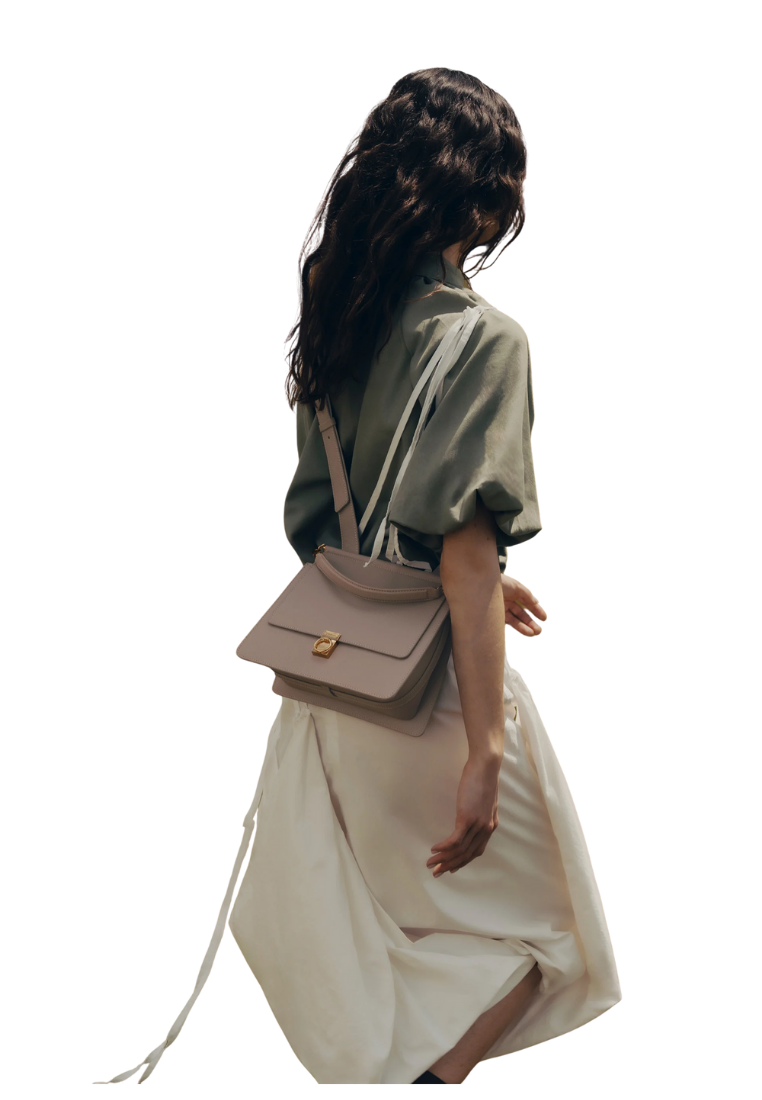 ( PREORDER ) Polene Numero Sept Crossbody Bag In Taupe