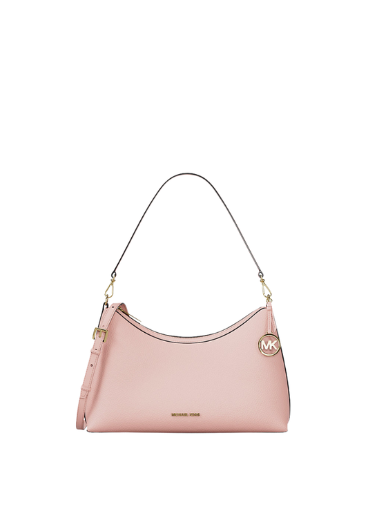 ( PREORDER ) Michael Kors Sammy Medium Pebbled Leather Convertible Shoulder Bag In Powder Blush 35T6G8SC6L