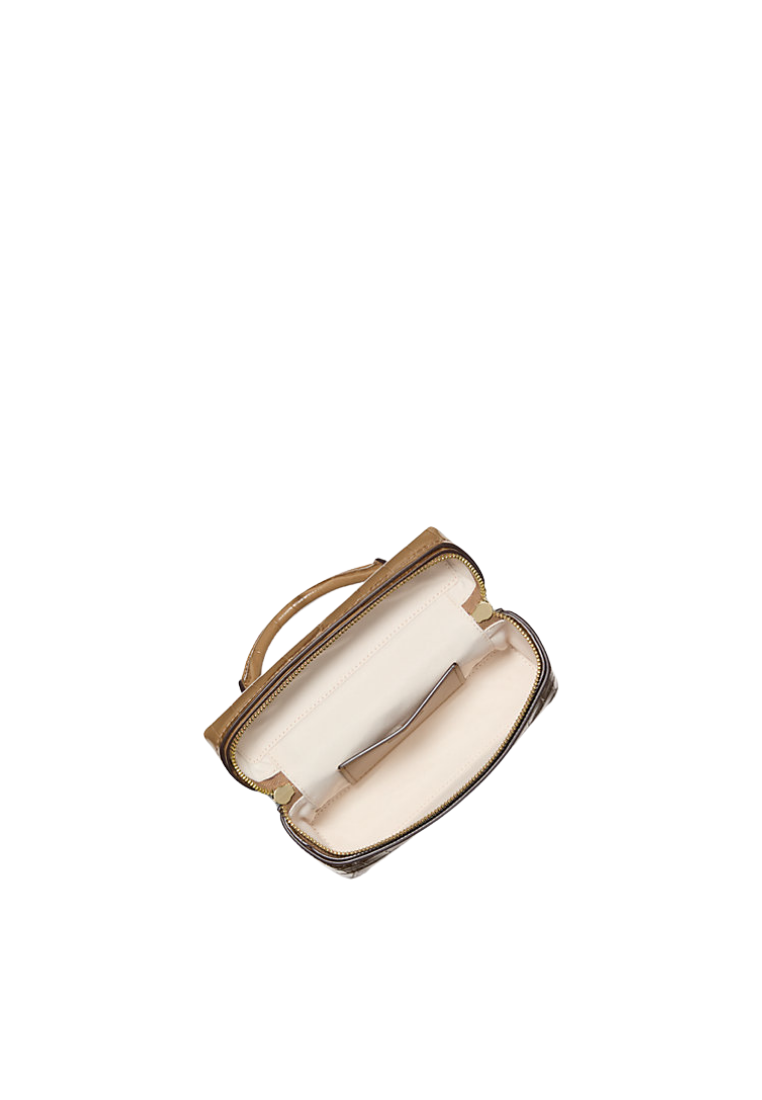 ( PREORDER ) Michael Kors Jana Extra-Small Crocodile Embossed Leather Crossbody bag In Husk 32F5GQ1C0E