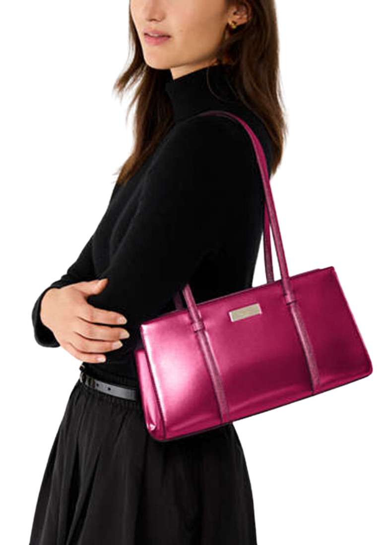 ( PREORDER ) Kate Spade Kenzie Medium Shoulder Bag In Dark Rasberry KI880