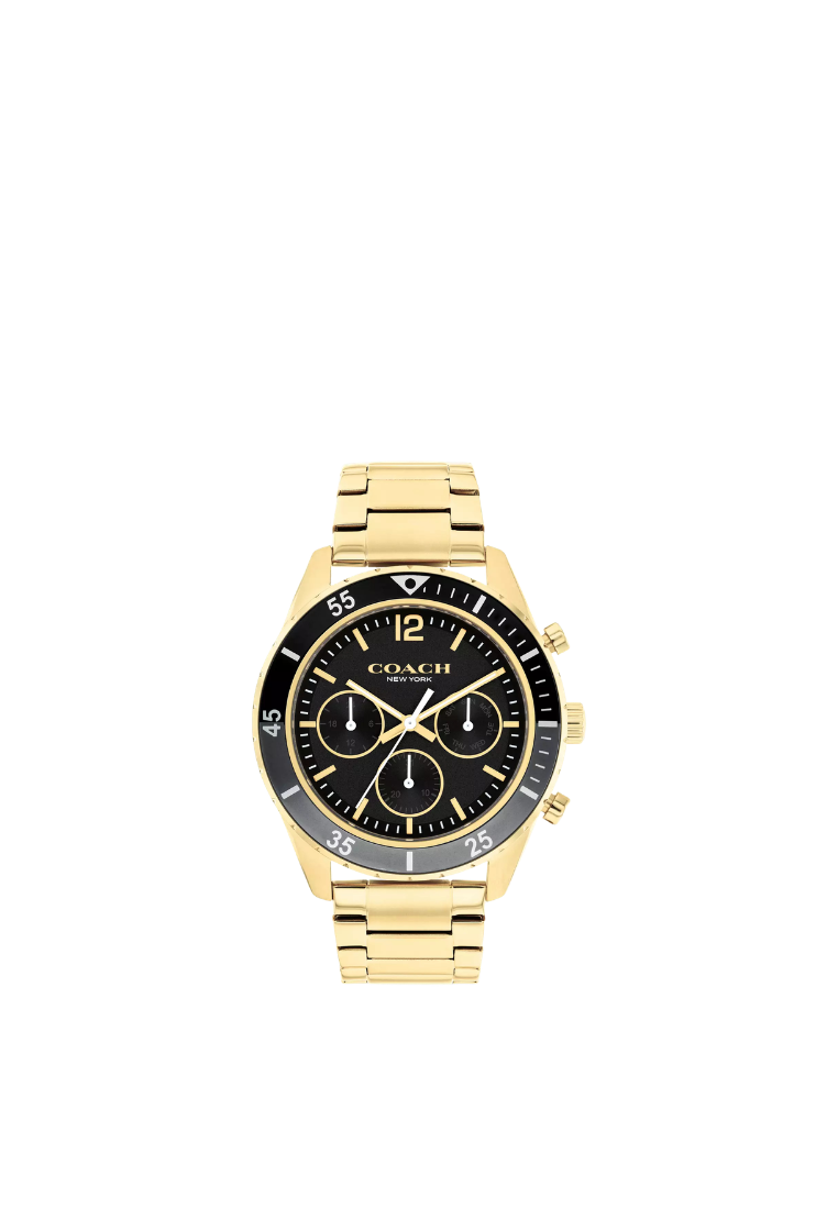 ( PREORDER ) Coach Cole 44 Mm Charm In Gold CO351