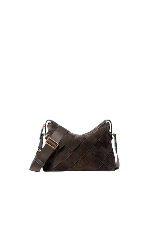 ( PREORDER ) Michael Kors Nicholas Crossbody Bag In Chocolate 33F6GNIM2L