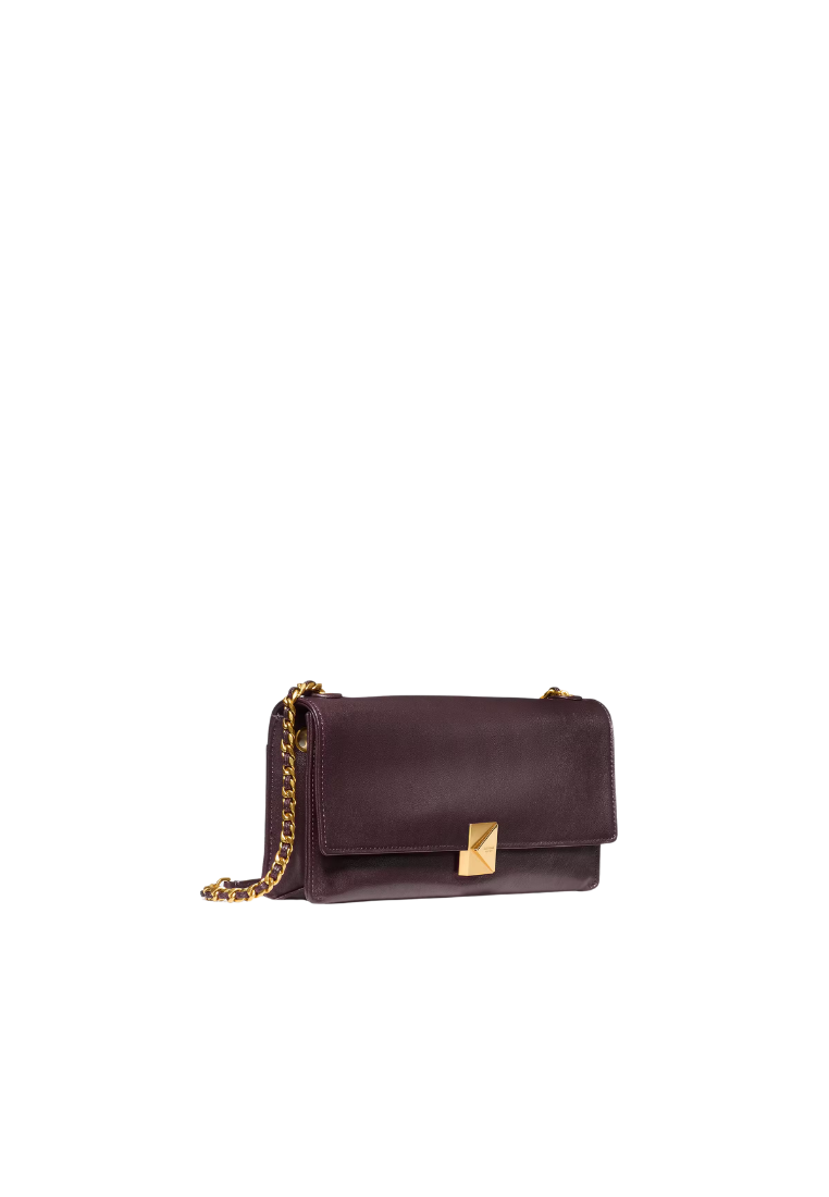 ( PREORDER ) Kate Spade Deco Soft Shoulder Bag In Blackberry Jam KM263